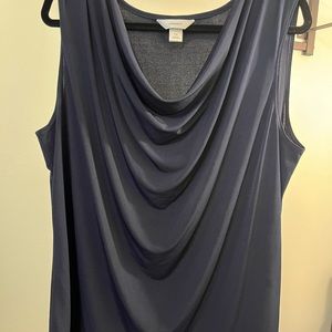 Navy blue tank top 1x